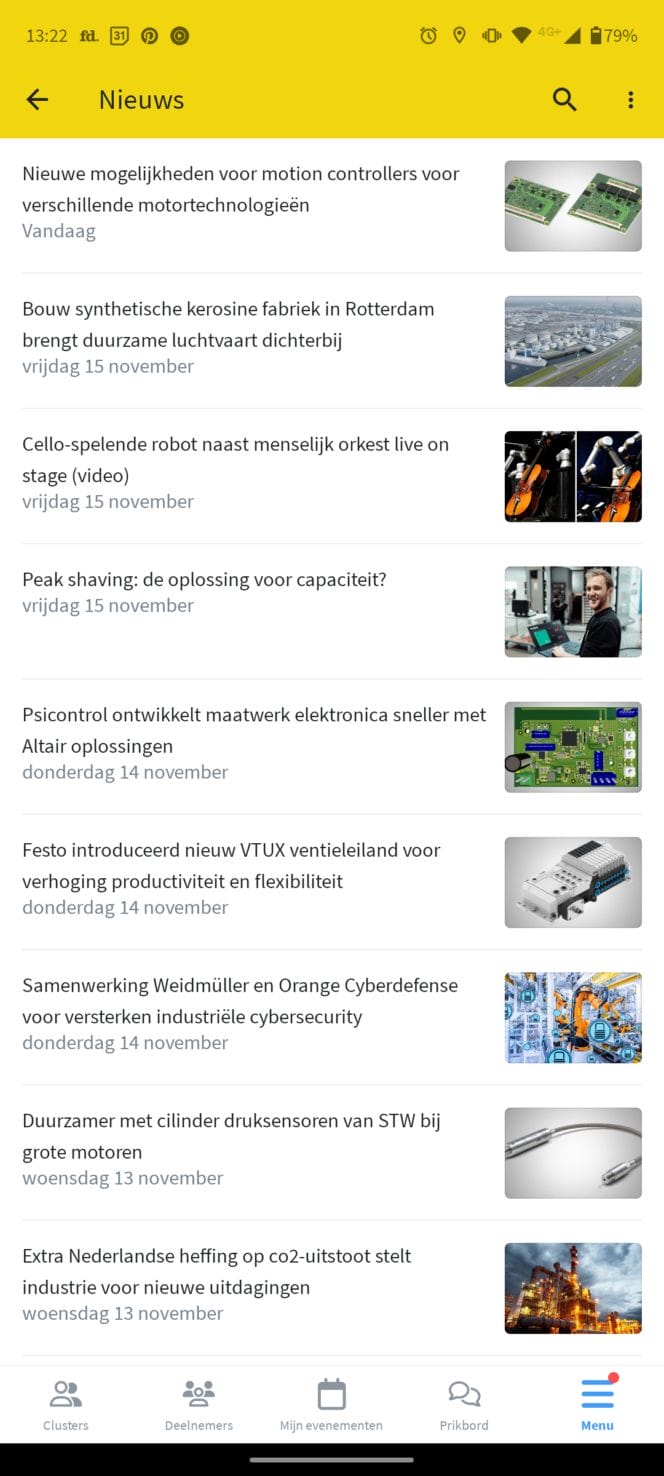 Het laatste nieuws vanuit de industrie